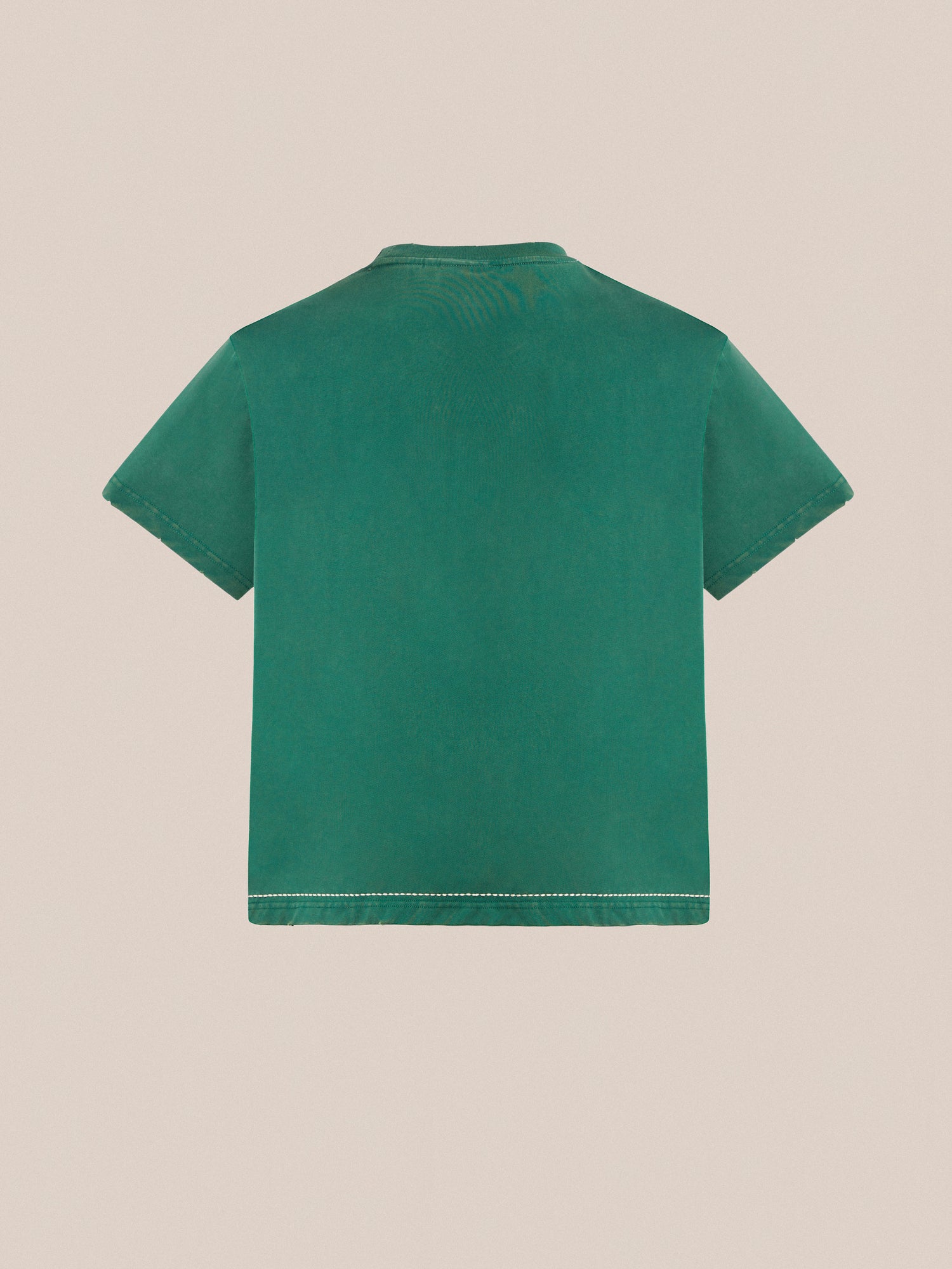 A green Found embroidered logo tee on a white background.