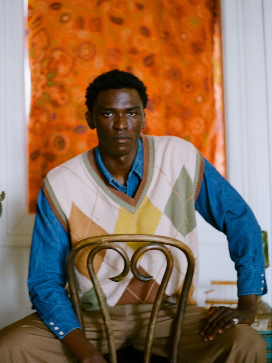 Argyle Knit Vest