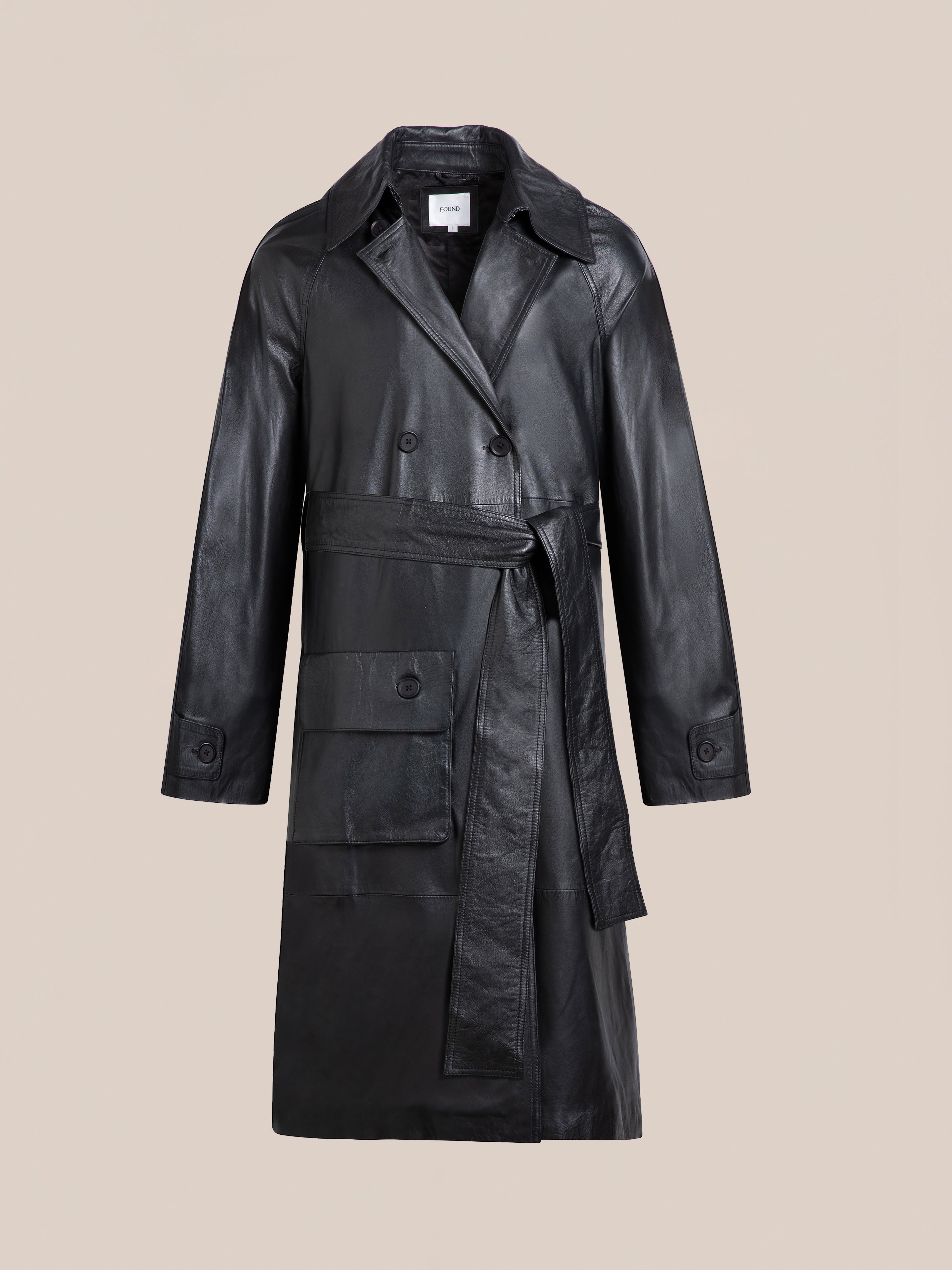 Leather Trench Coat