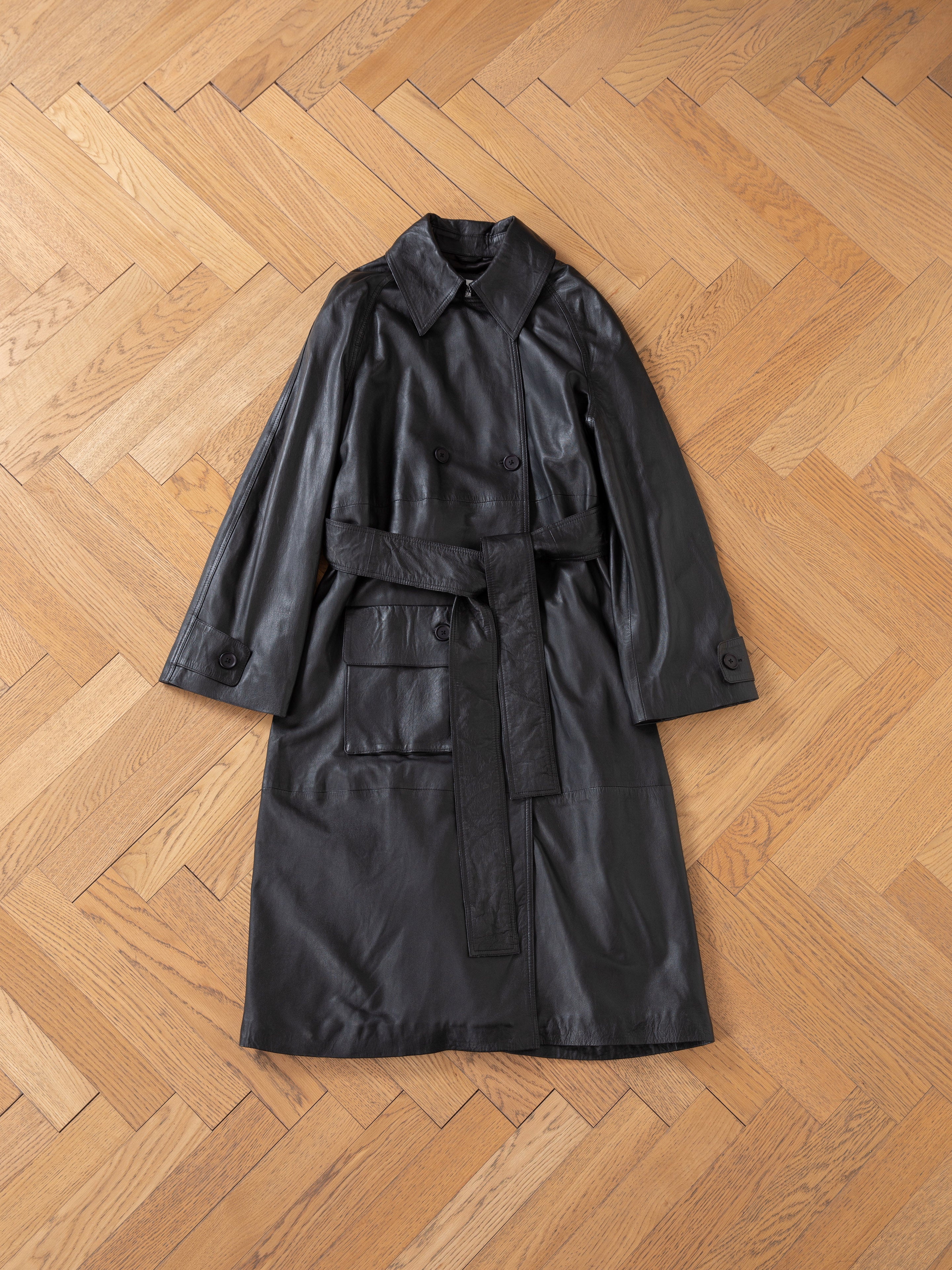 Leather Trench Coat