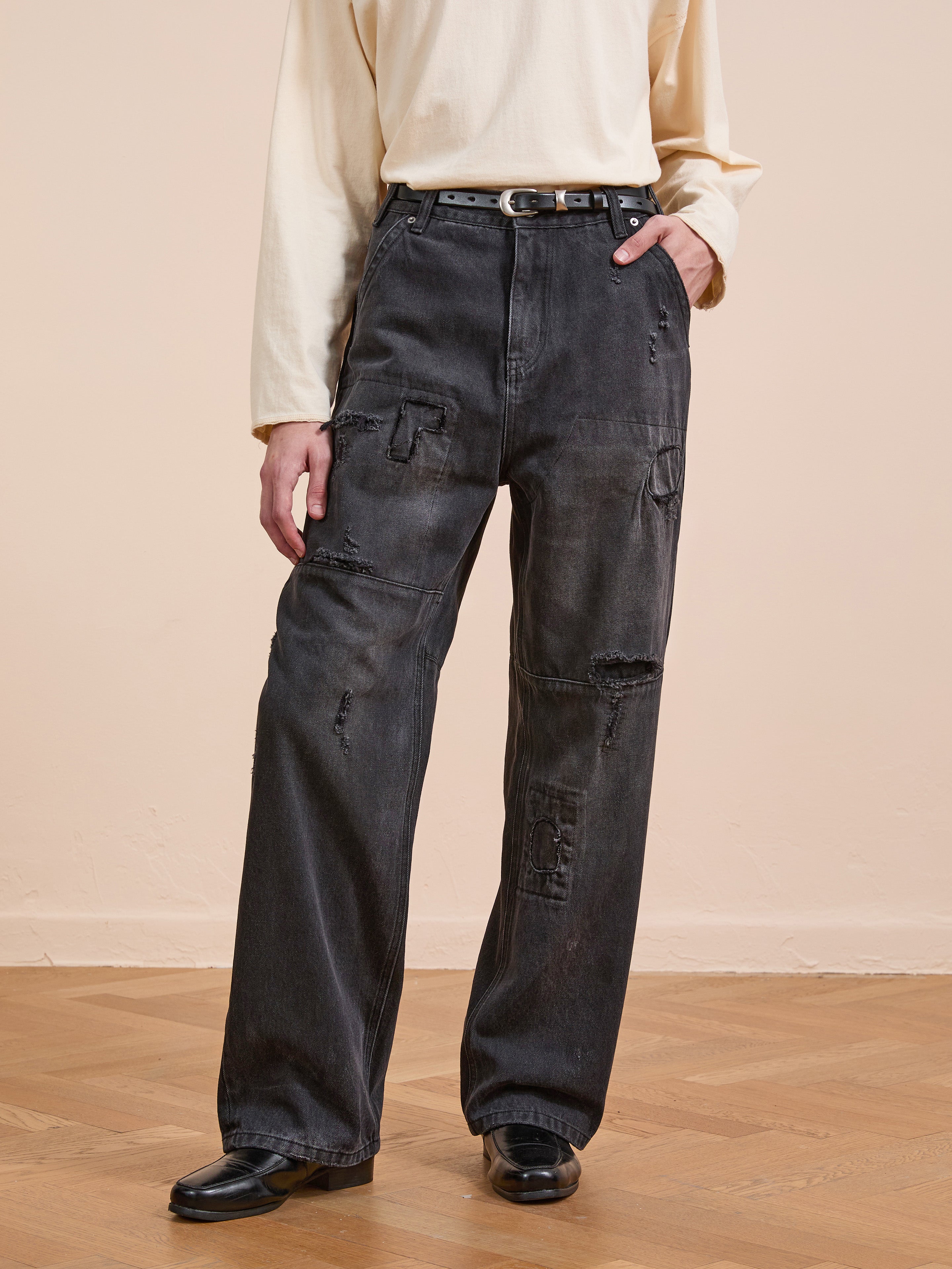 Painter Repaired Jeans