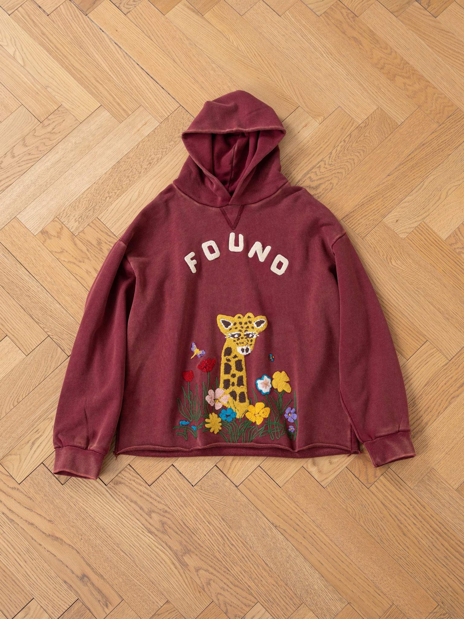 Embroidered Wildlife Hoodie