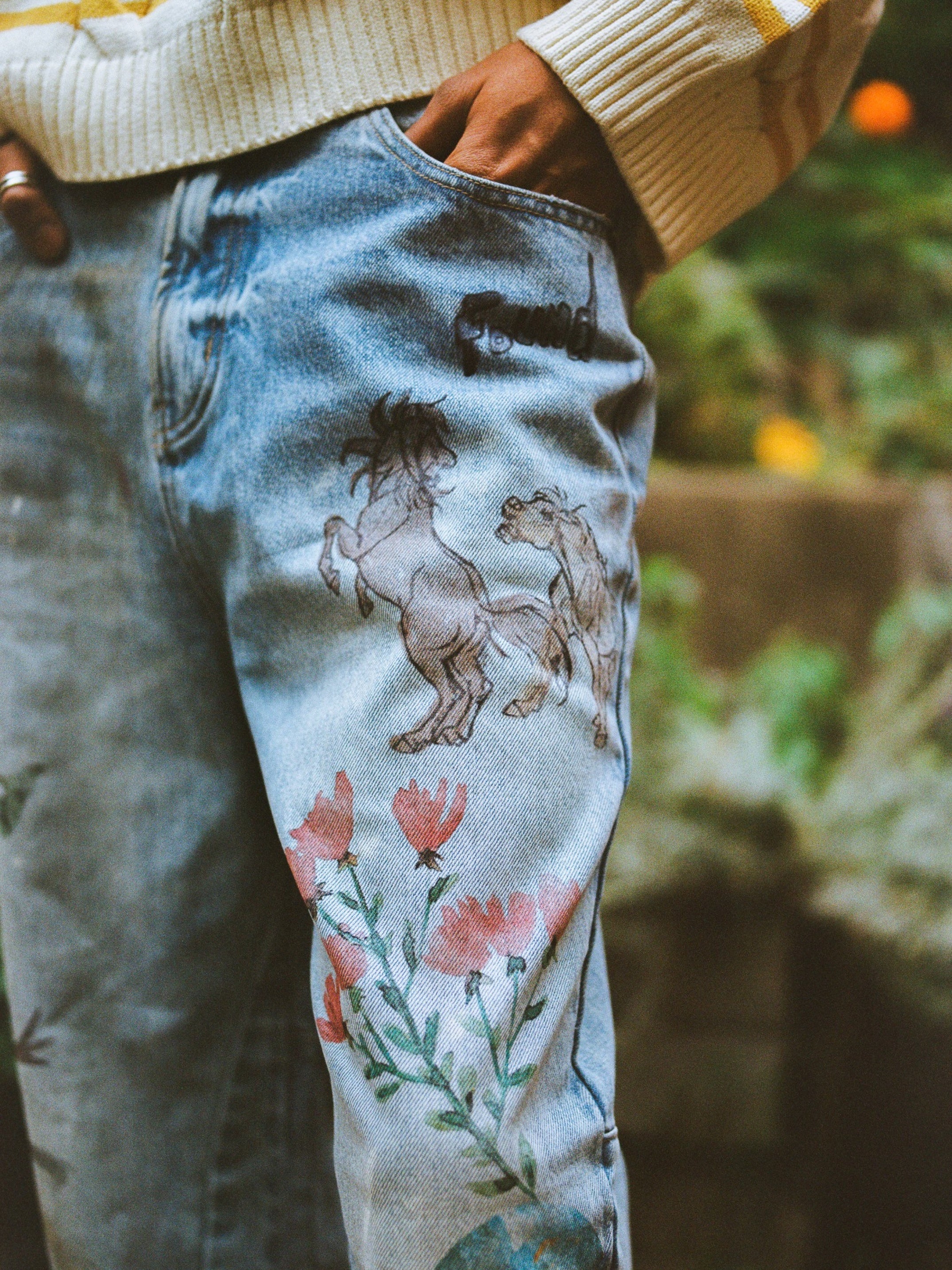 Hand Art Jeans