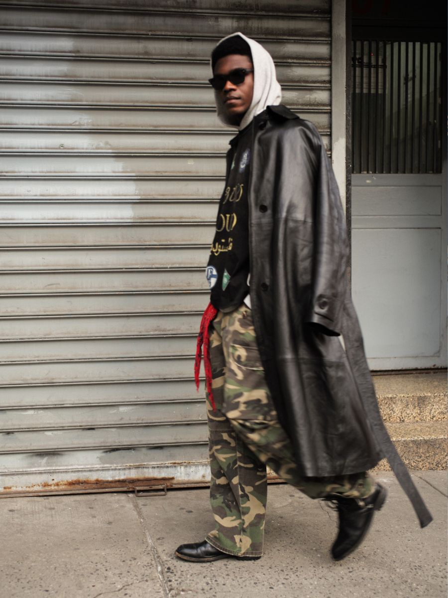 Leather Trench Coat