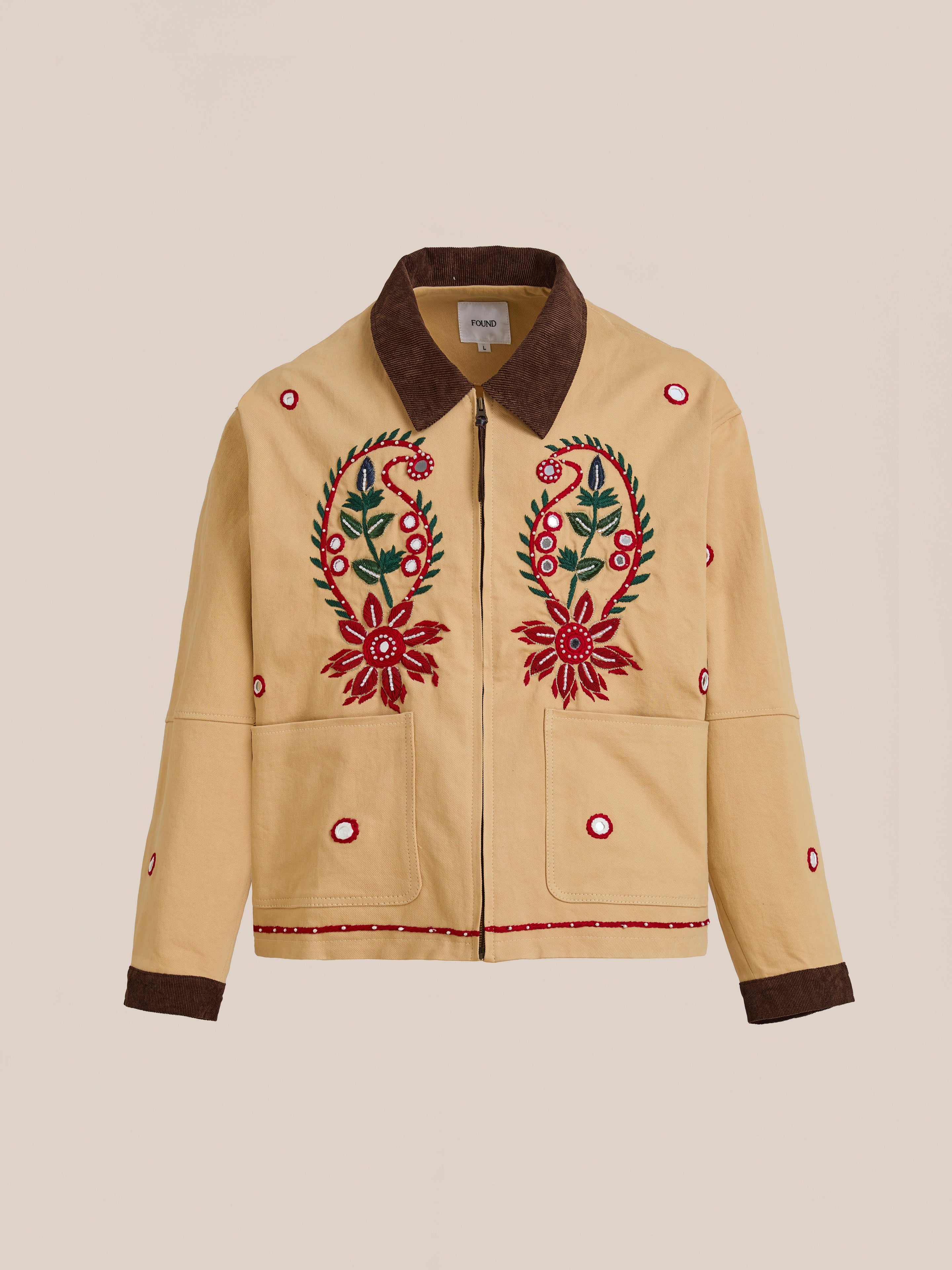 Paisley Motif Hand Embroidered Work Jacket