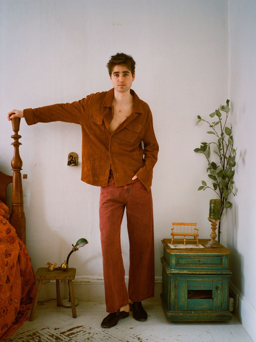 Suede Camp Shirt