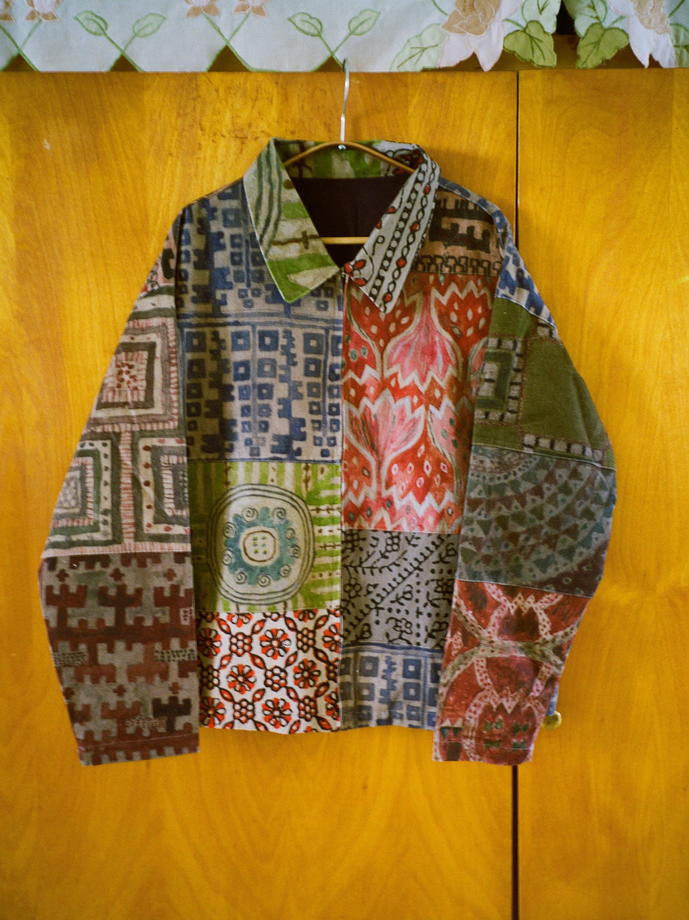 Watercolor Mosaic Work Jacket