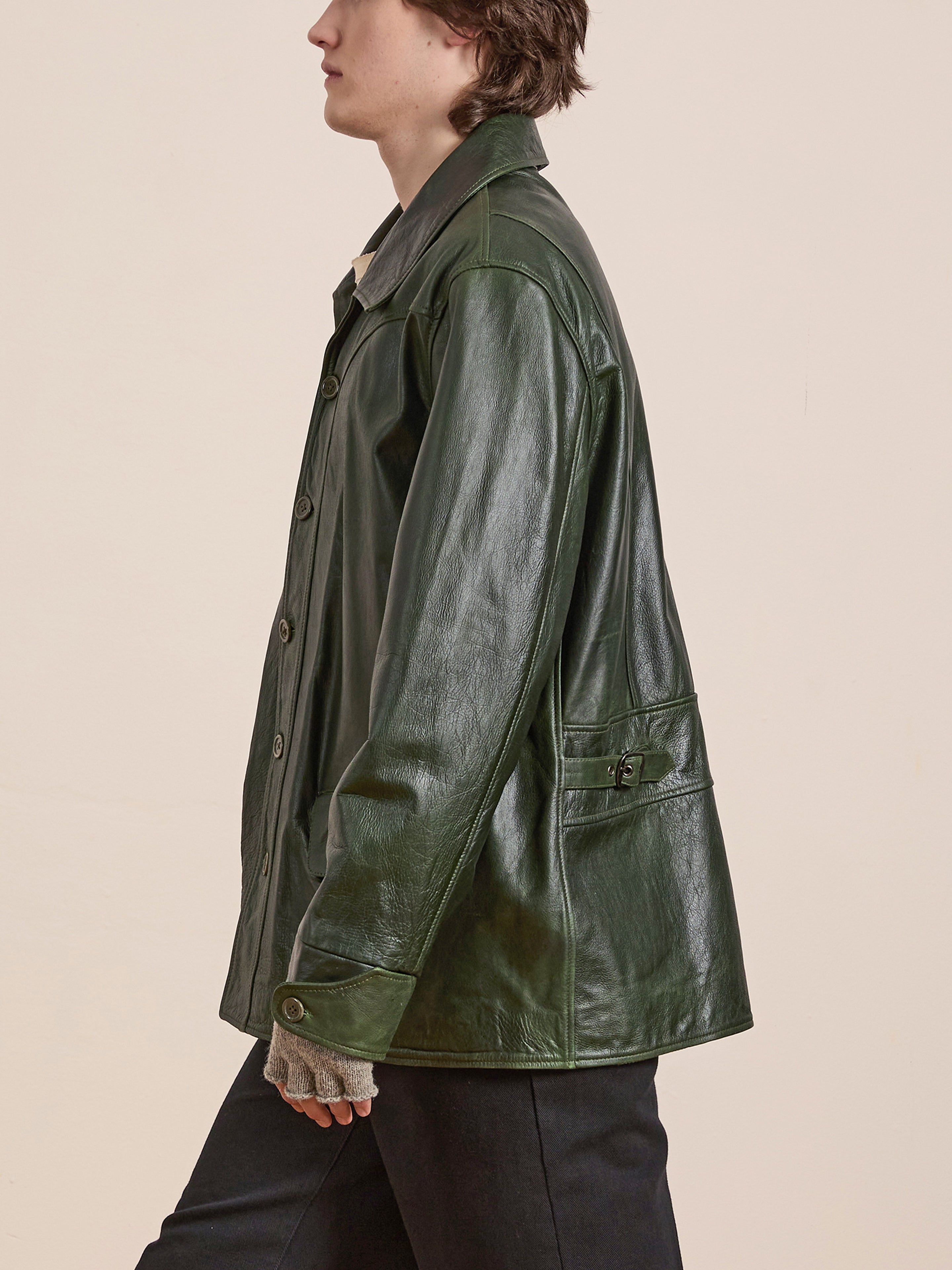 Emerald Leather Jacket