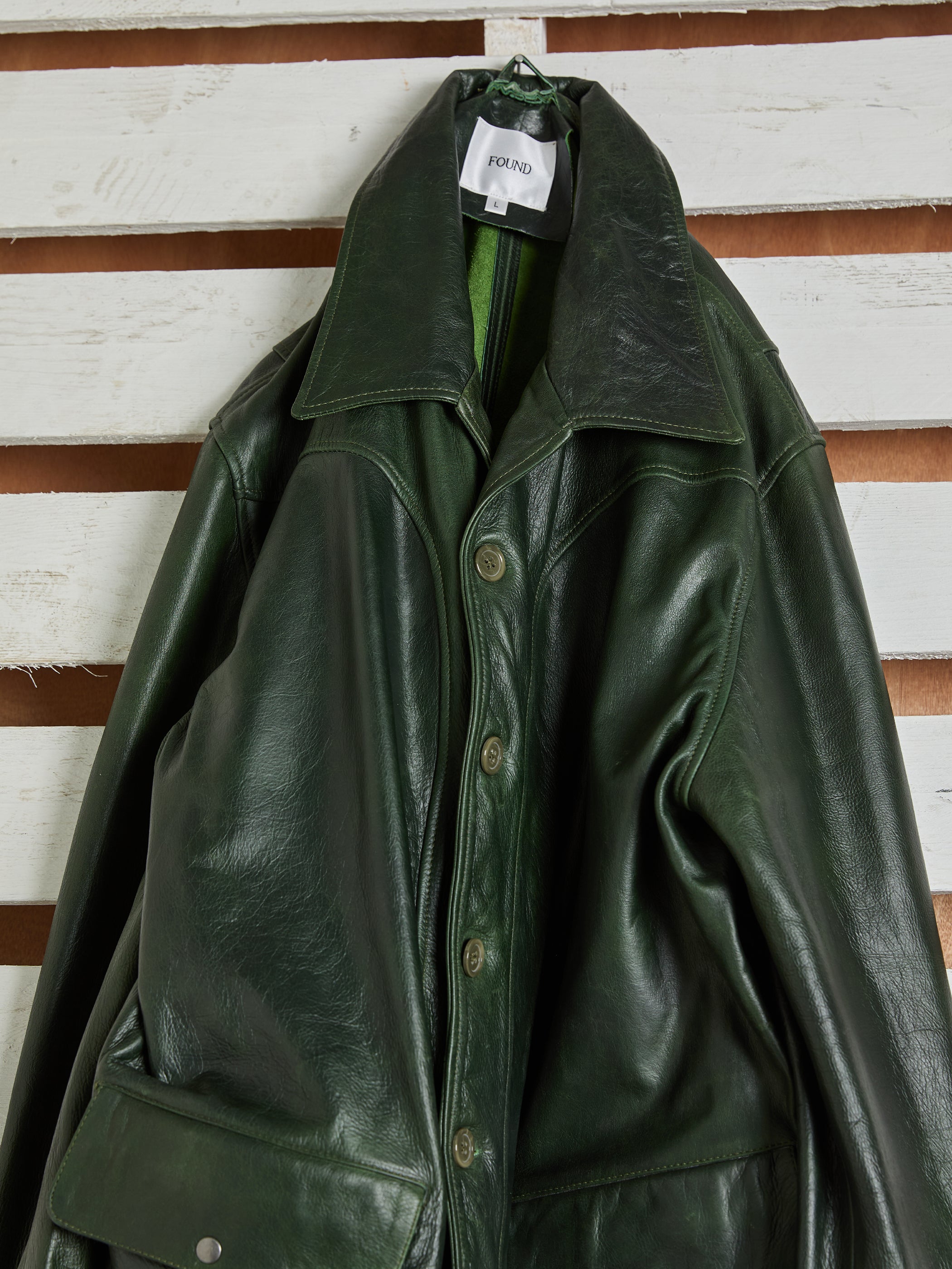 Emerald Leather Jacket