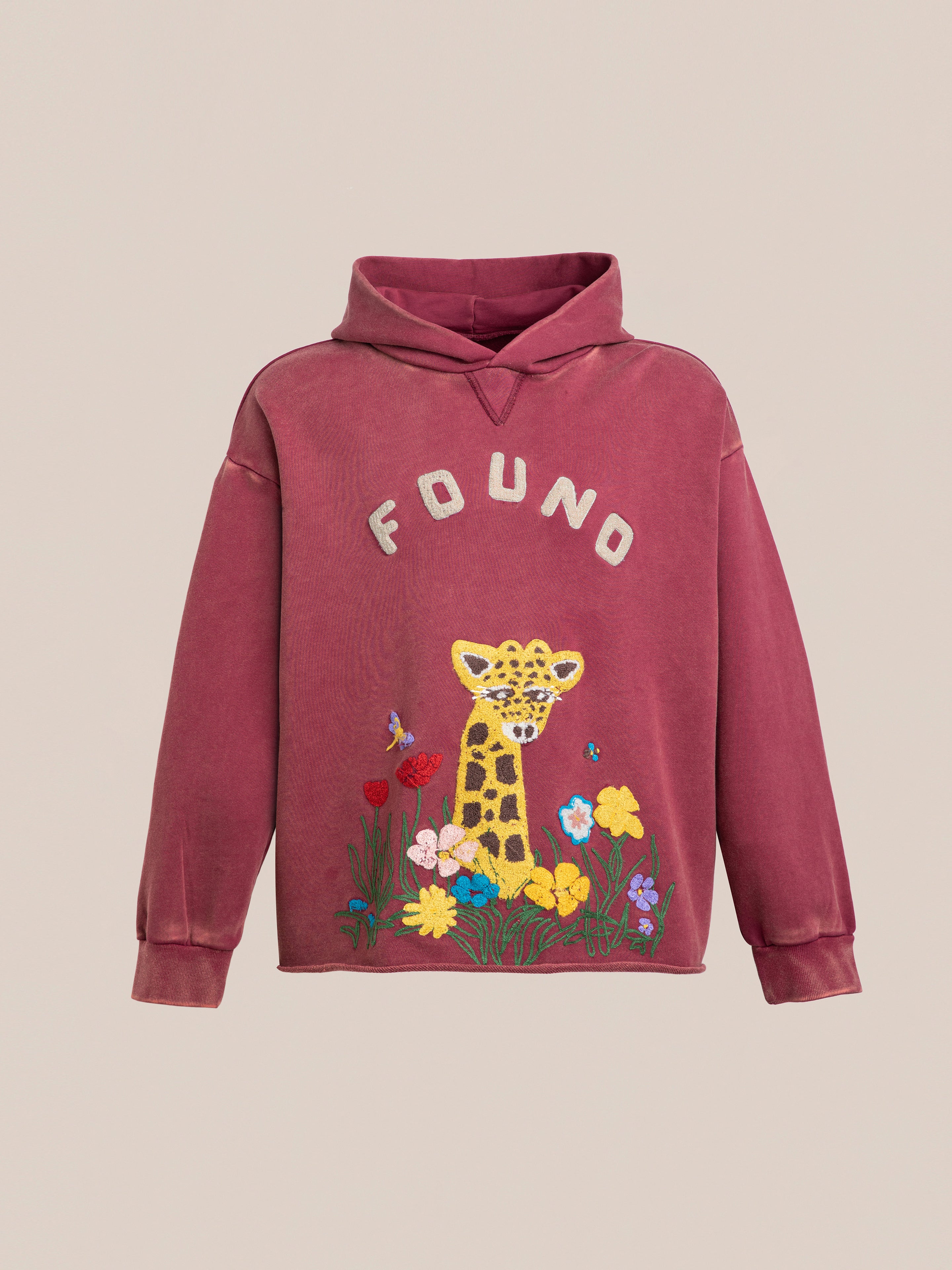 Embroidered Wildlife Hoodie