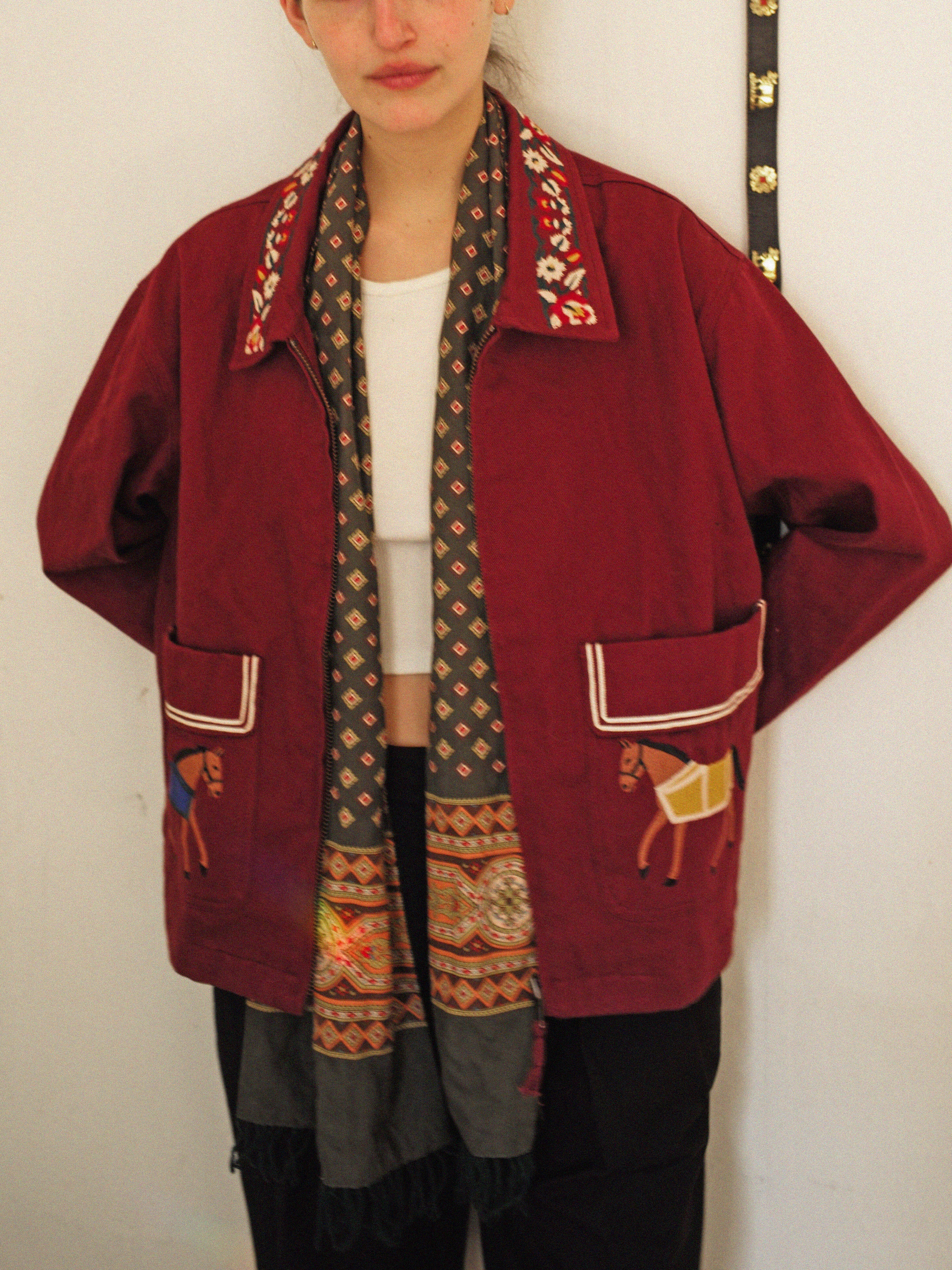 Oxblood Horse Equine Jacket