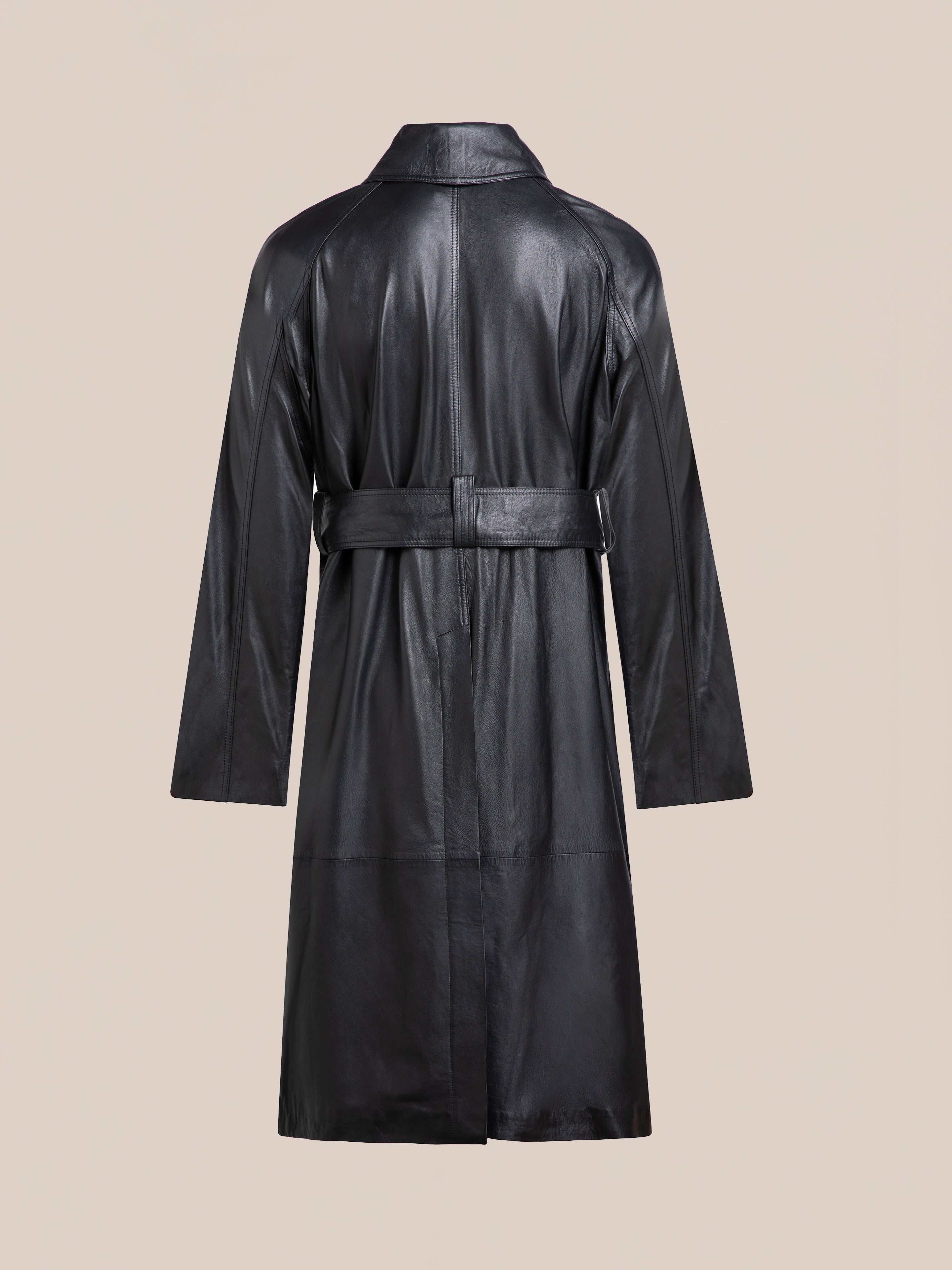 Leather Trench Coat