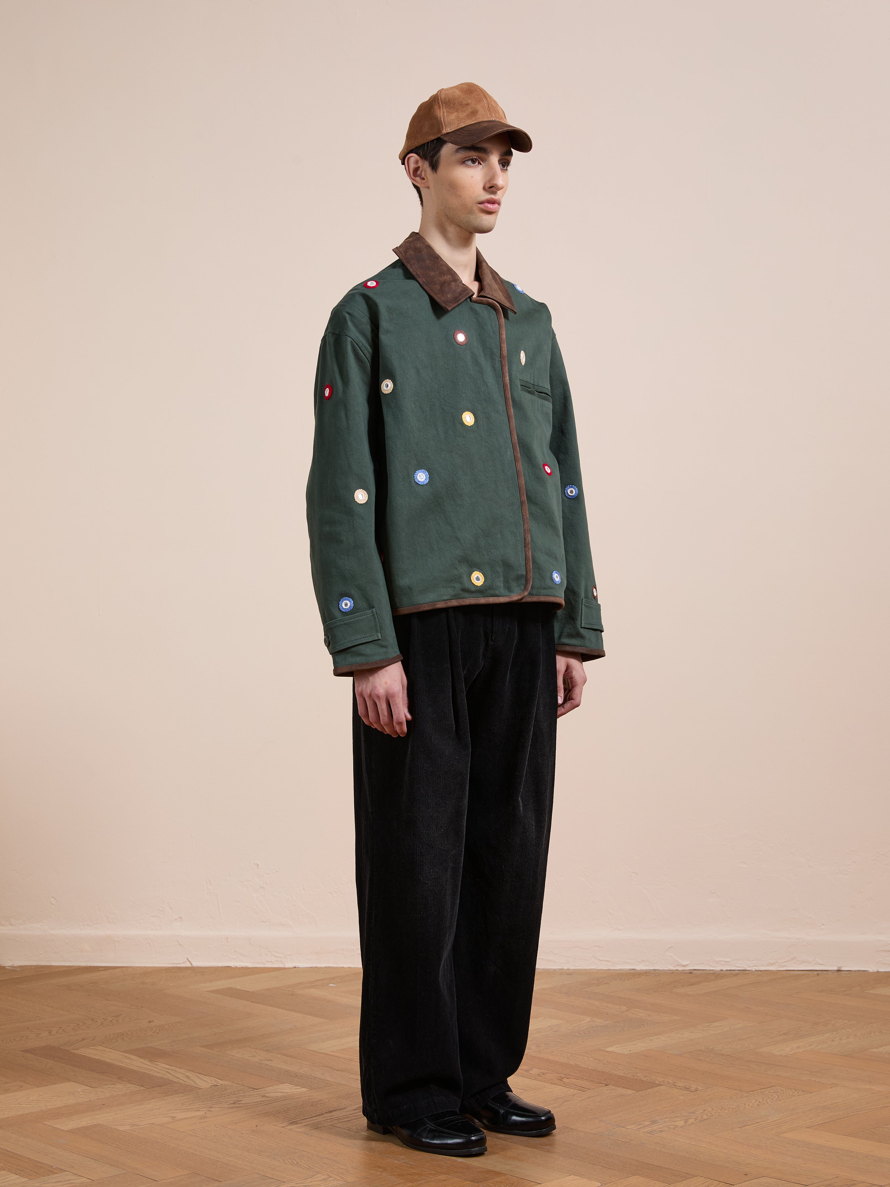 Hand Embroidered Mirror Abhala Jacket