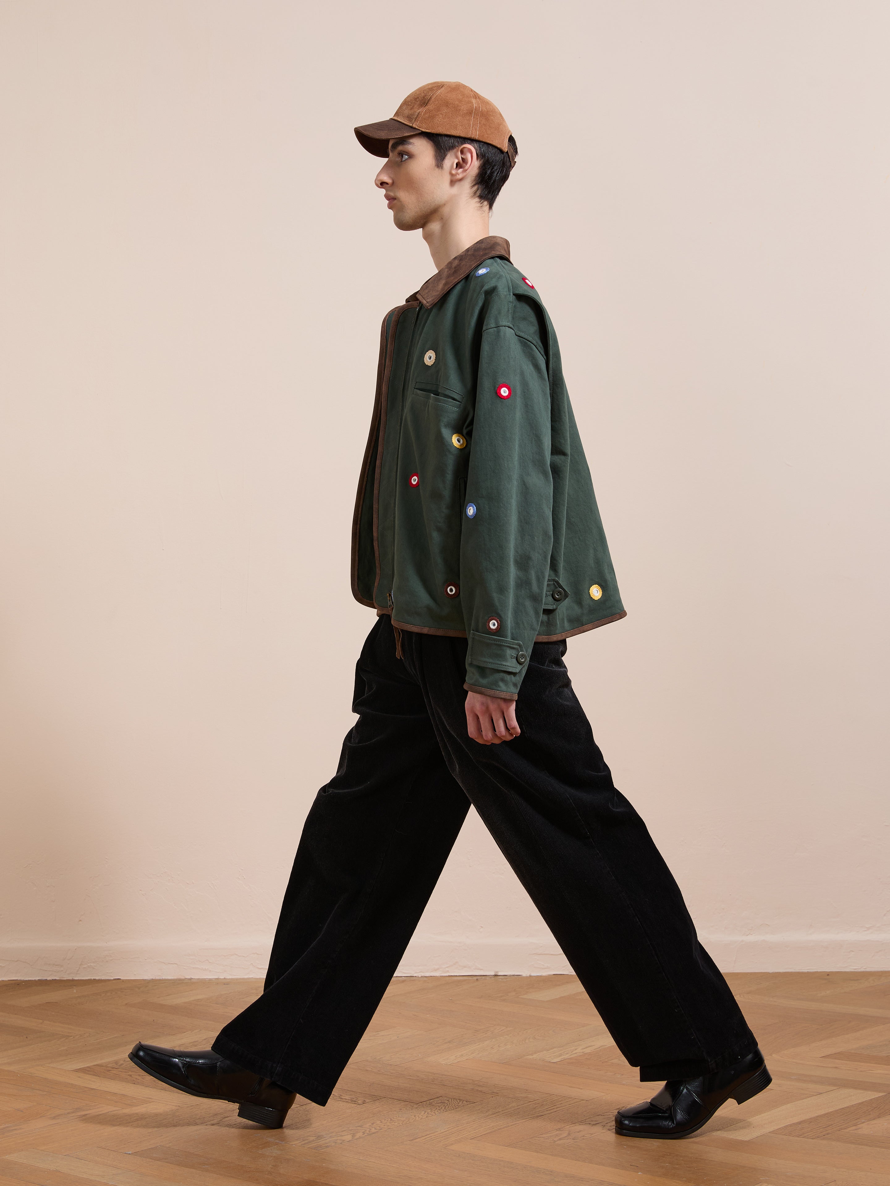 Hand Embroidered Mirror Abhala Jacket