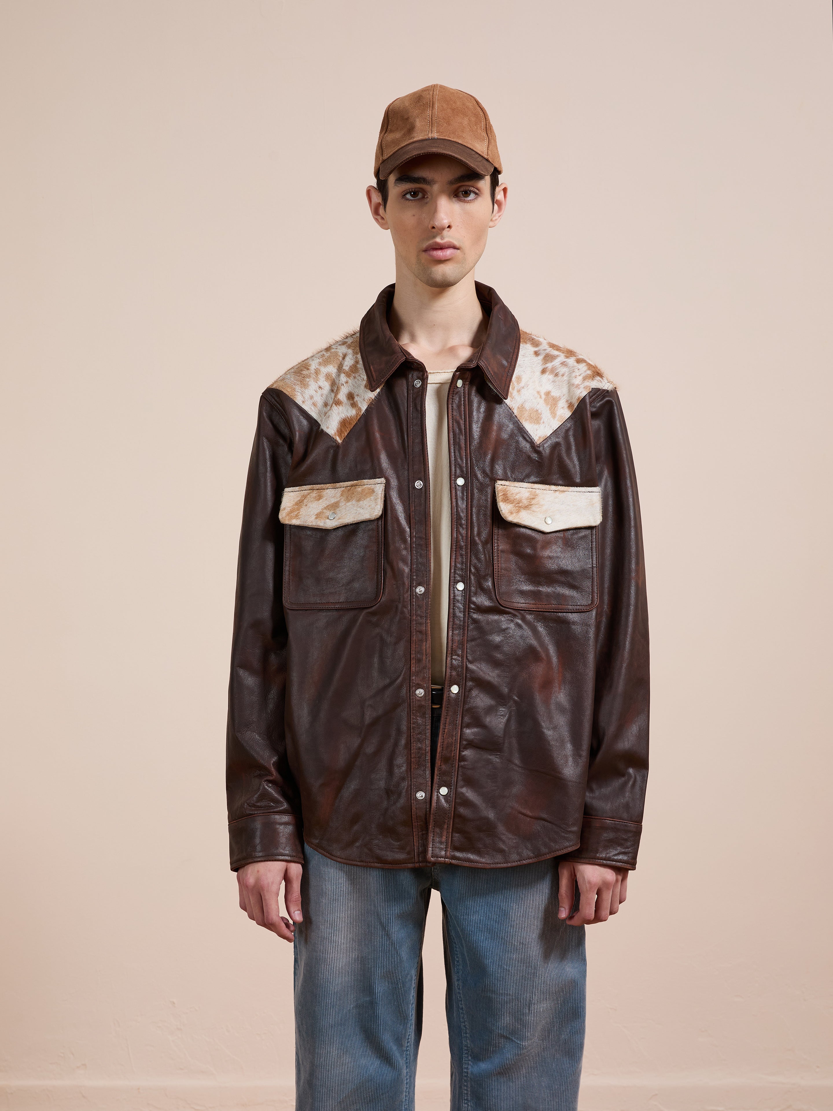 ゆ*た様 BACKRASH Western leather shirt ゆ*た様 BACKRASH Western