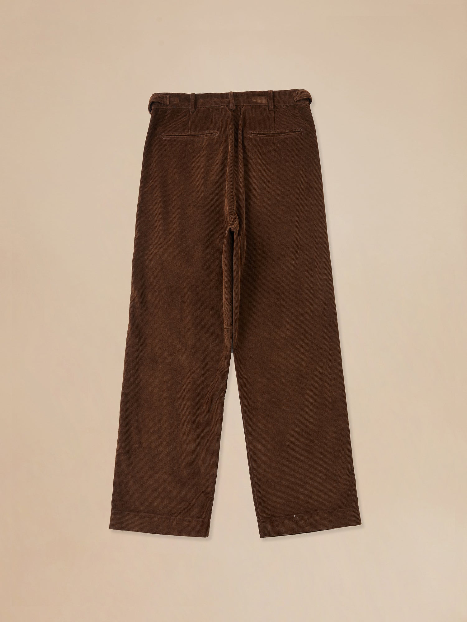 A Multi-Plaid Patch Corduroy Pant by Found with fabric patches.