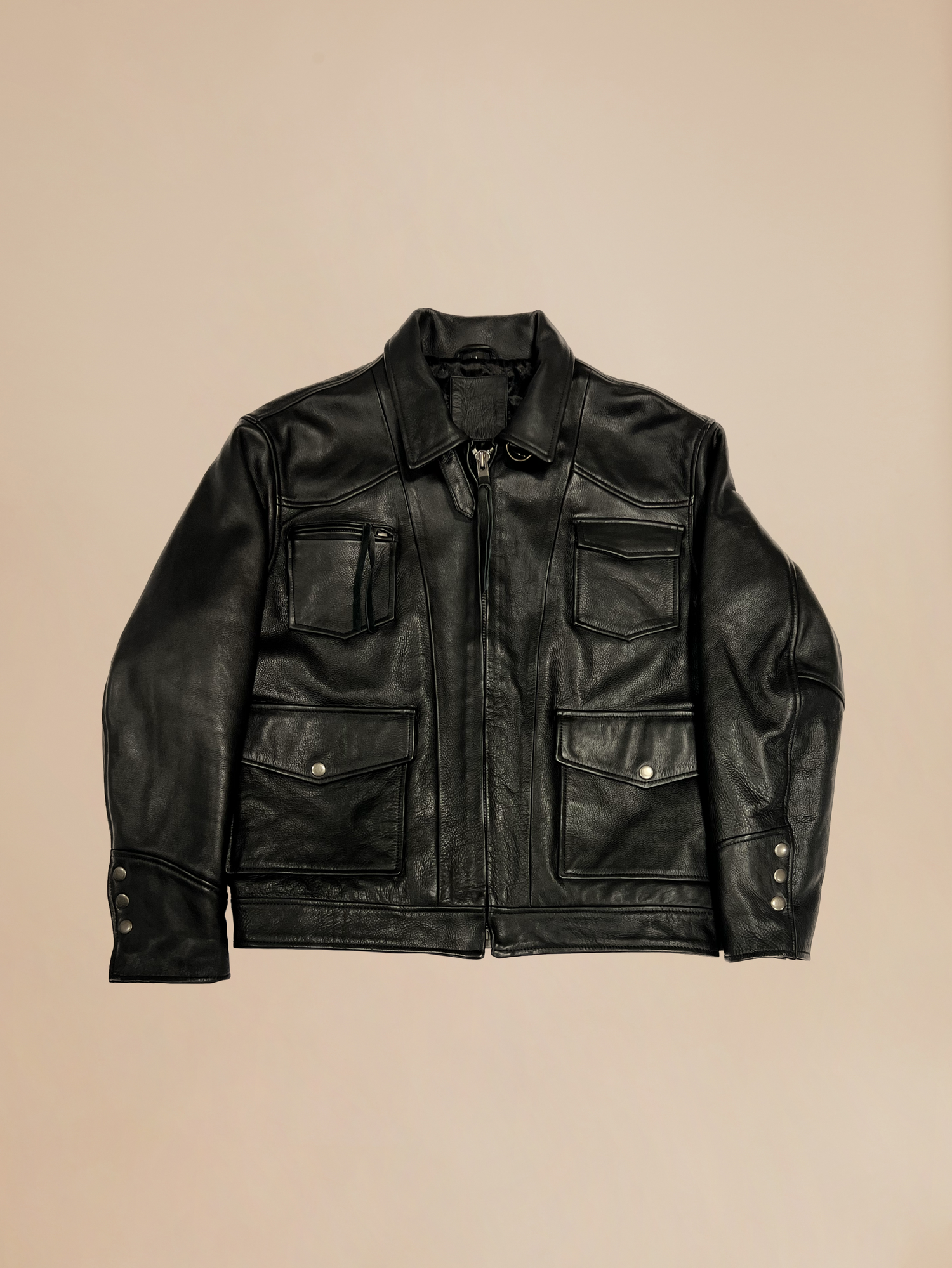 Sample 14 (Leather Pocket Jacket)