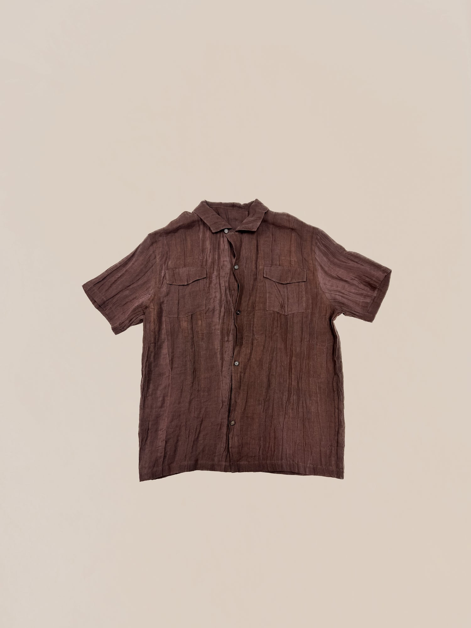 Sample 63 (Eggplant Camp Shirt) by Profound displayed on a neutral background.