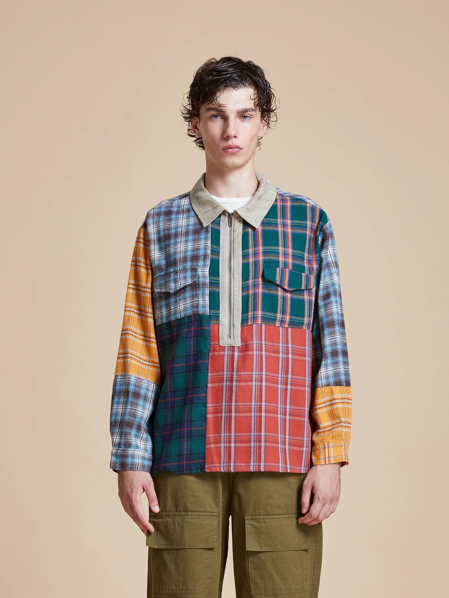 Multi Plaid Tartan Shirt